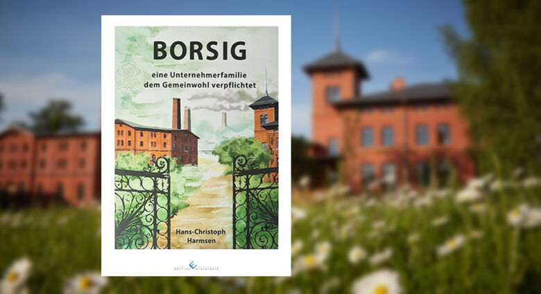 Hans-Christoph Harmsen präsentiert auf dem Landgut Stober sein Buch zur Familie Borsig
