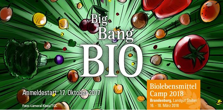 Biolebensmittel im Havelland Brandenburg bei Berlin - Biolebensmittel Camp 2018 auf dem Landgut Stober